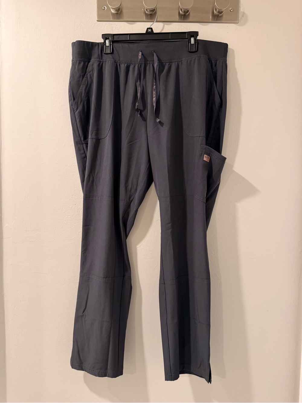 Men's Elastic Waist Utility Joggers - Charcoal